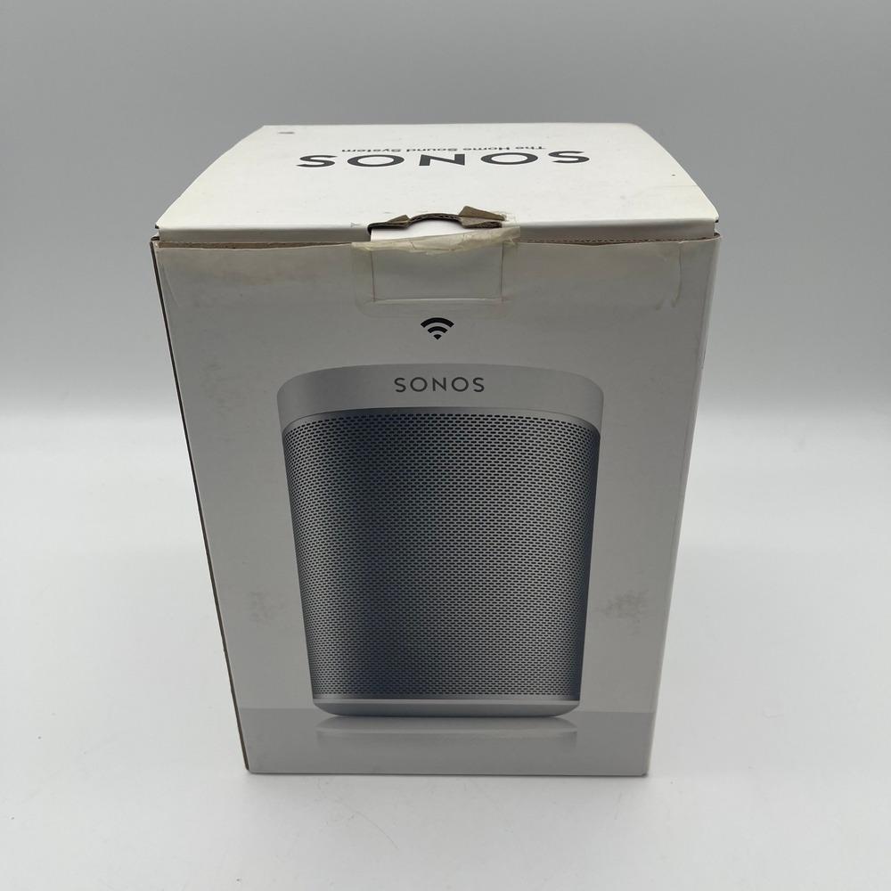 Sonos Play:1 Compact Wireless Smart Speaker White Silver PLAY1US1 WiFi Audio